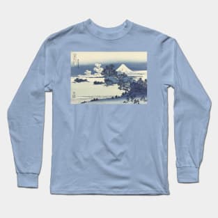 The beach of Shichiri-ga-hama in the province of Sagami Long Sleeve T-Shirt